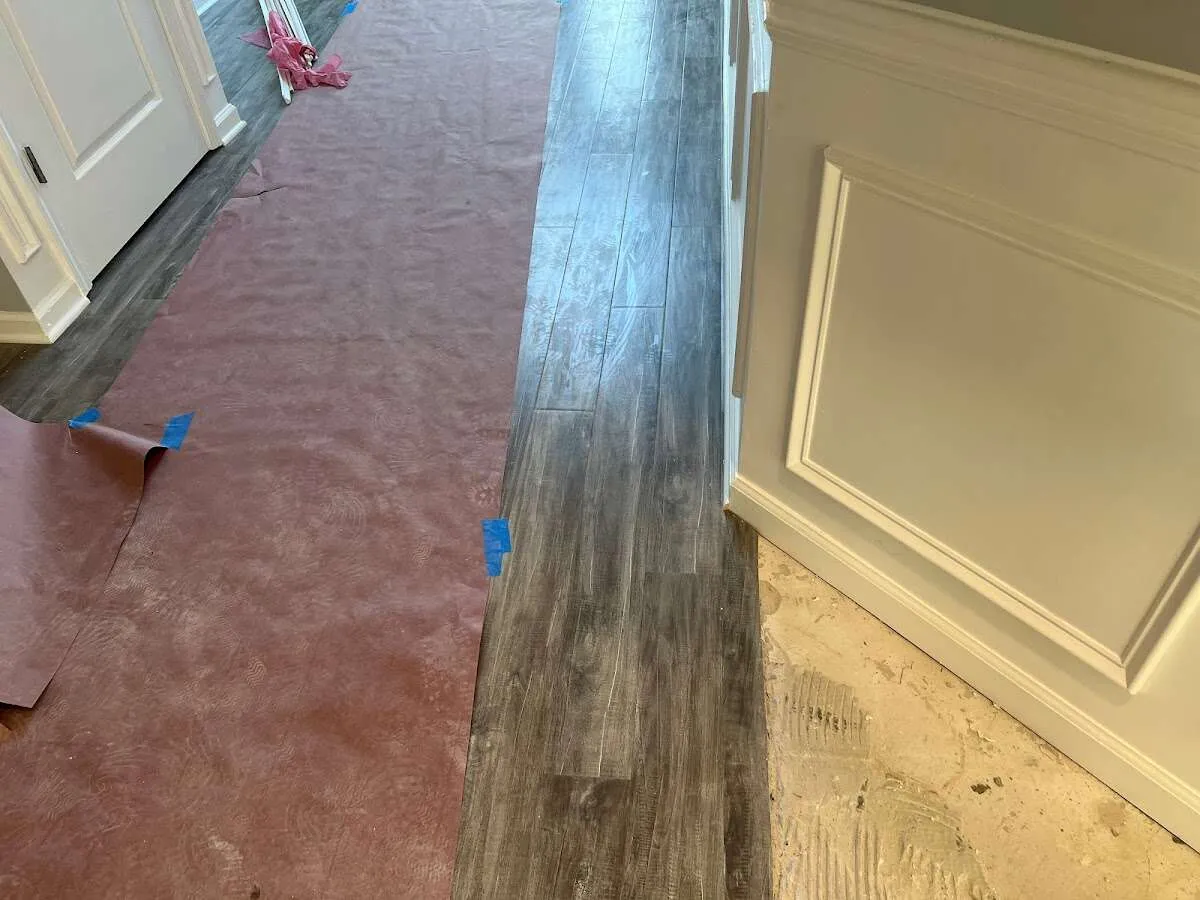 Completed marble shower restoration in Laconia